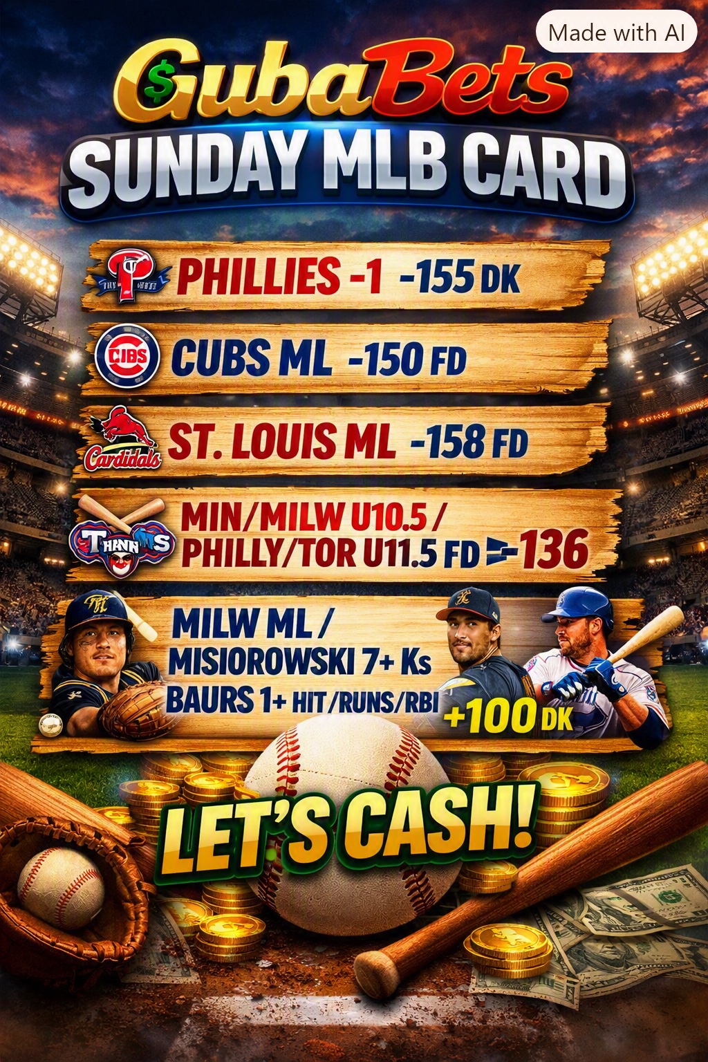 Possible adds later Use a FD 30% boost on the Alt Run parlay to get -136