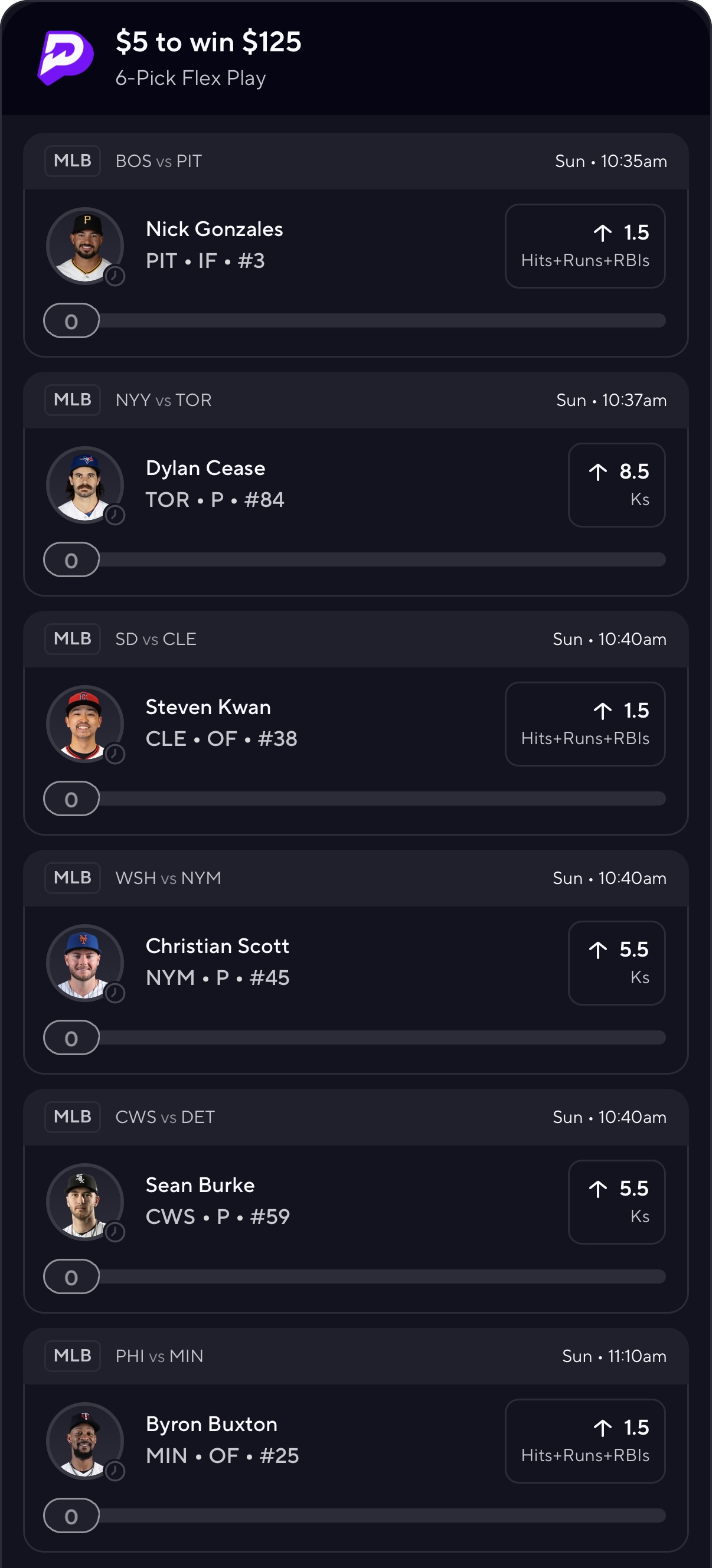 🌙 Late-Night MLB PrizePicks 8/16 🌙 Would play up to 0.1u if possible. LINK: ht