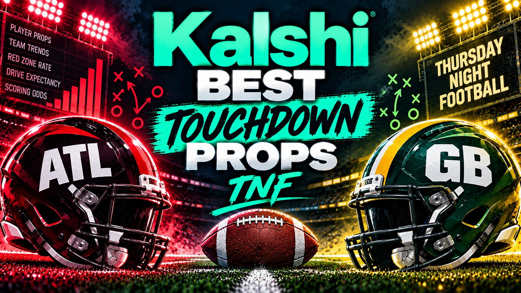 Just over 30 minutes until TNF kickoff! Here are the two ANYTIME TOUCHDOWNS I de