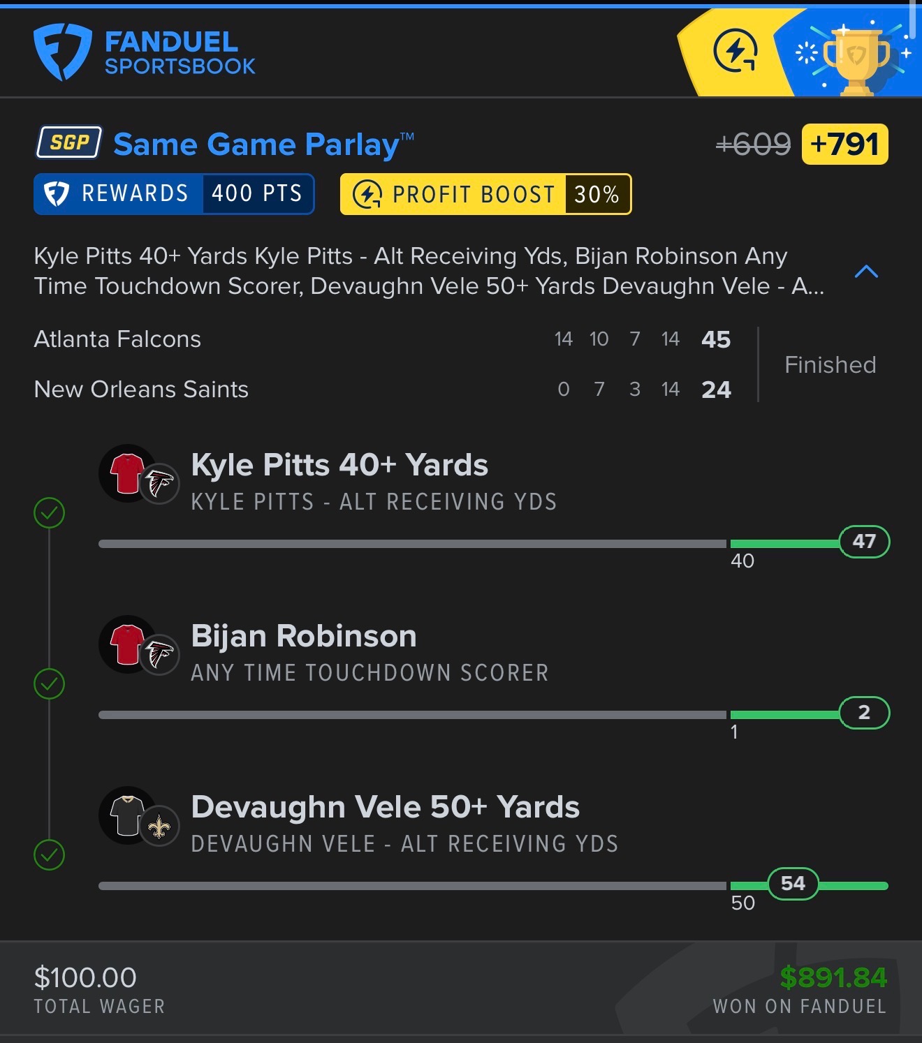 🚨 Extended through today! 🚨 Since Nick hit TWO MORE parlays this sale is extende