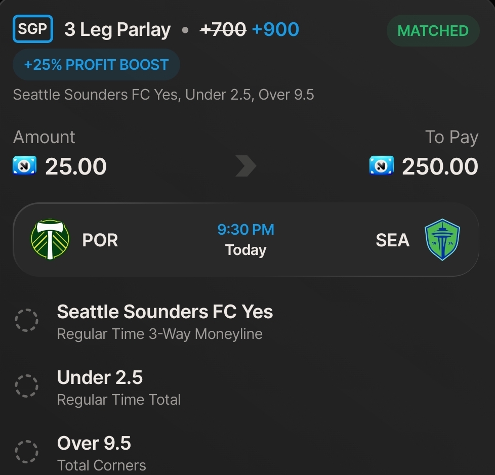 3 Pick Parlay