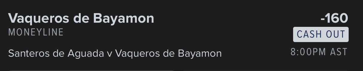🏀 BSN 10 UNIT MAX BET 🔥 Vaqueros de Bayamón Moneyline (-160) This is the stronge