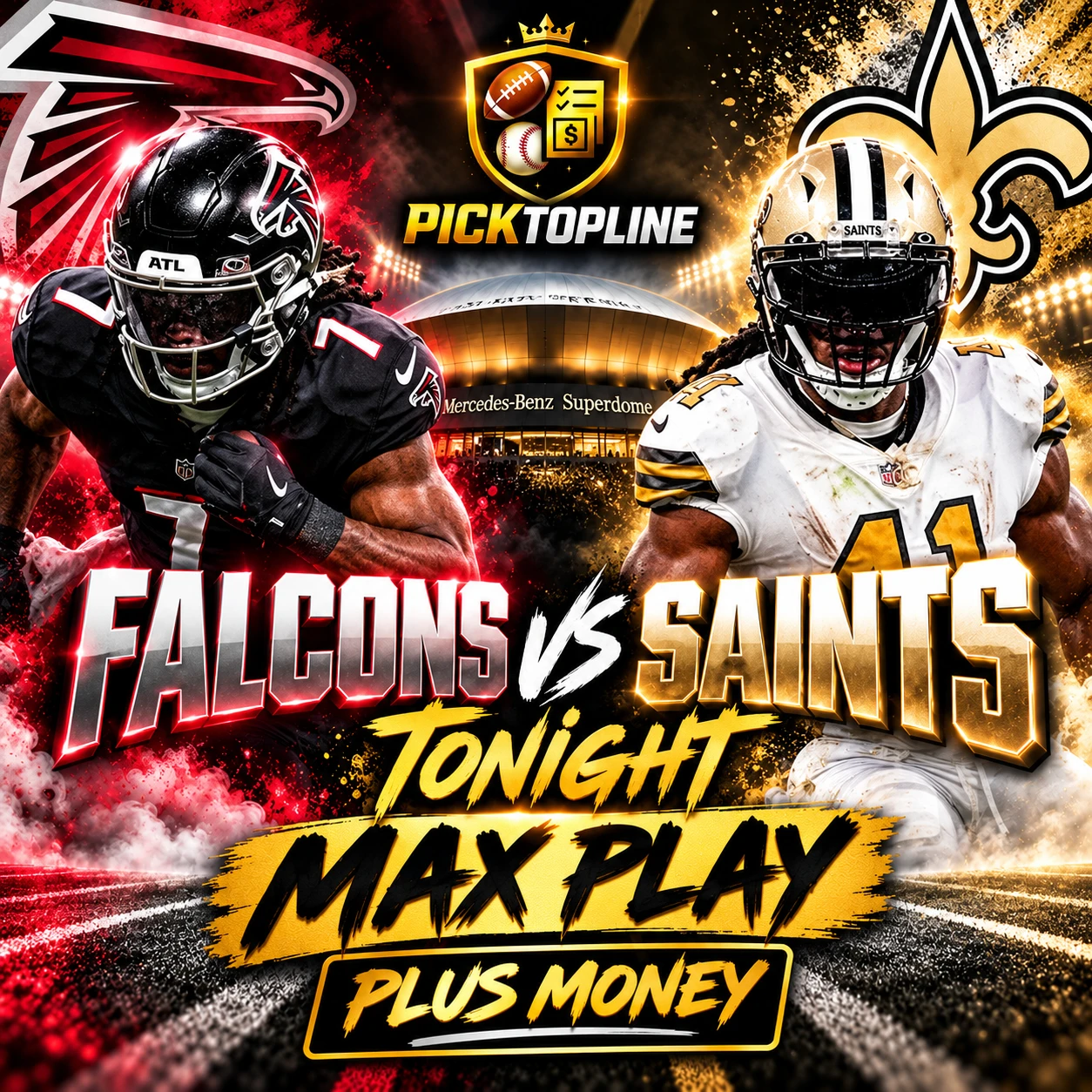🚨 TODAY’S FREE PLAY 🚨 Bijan Robinson 30+ 1st Quarter Rushing + Receiving Yards 2