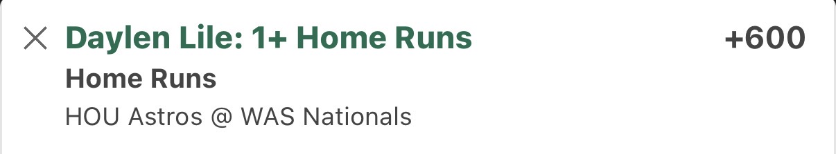 💣 Blessed Bomb 💣 Daylen Lile, +600, .25u