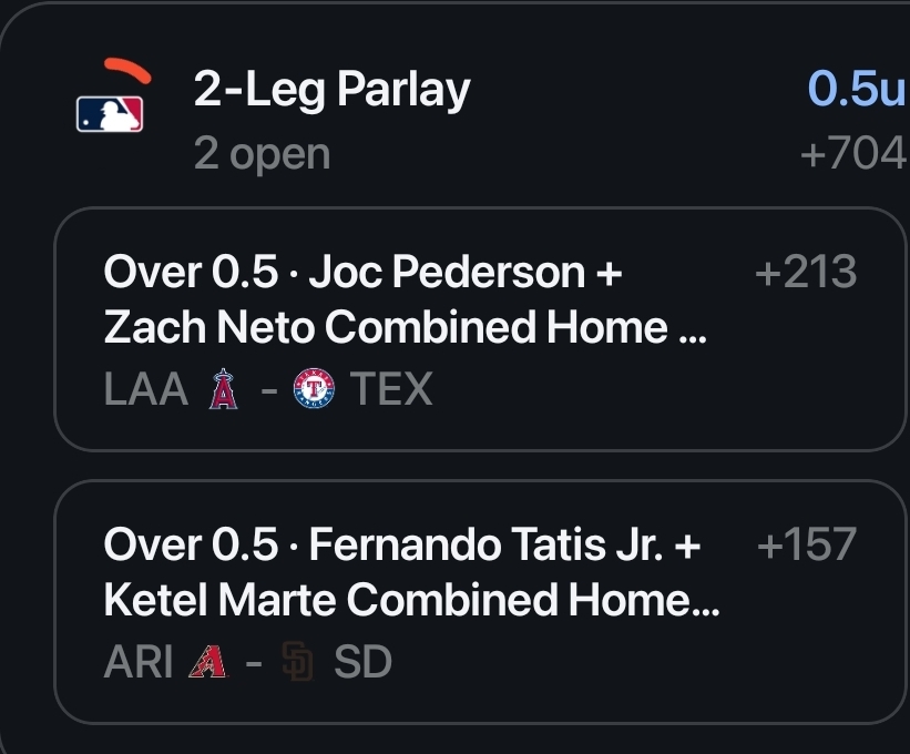 FREE MLB HR PLAY FOR TUESDAY ⚾️BASEBALL⚾️ Laying this either player HR slip
