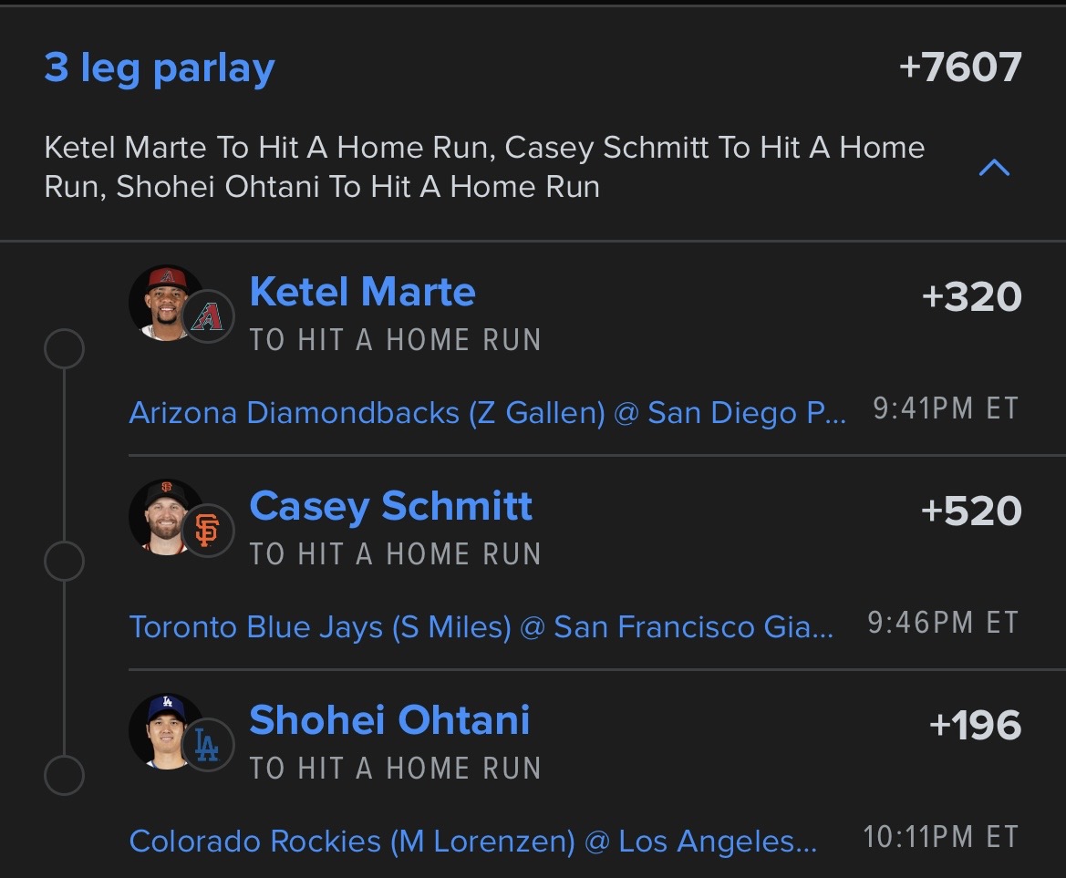 Dinger Tuesday 🛎️ Late Slate 💣 FanDuel +7607 Looking for a late night SWEAT? 🥵 H